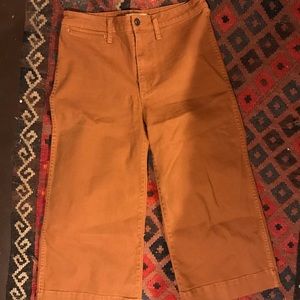 Madewell wide-leg cropped pants! for petites.